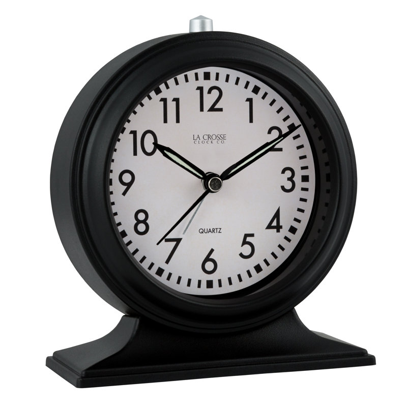 Symple Stuff Silent Sweep Alarm Mantel Clock & Reviews Wayfair